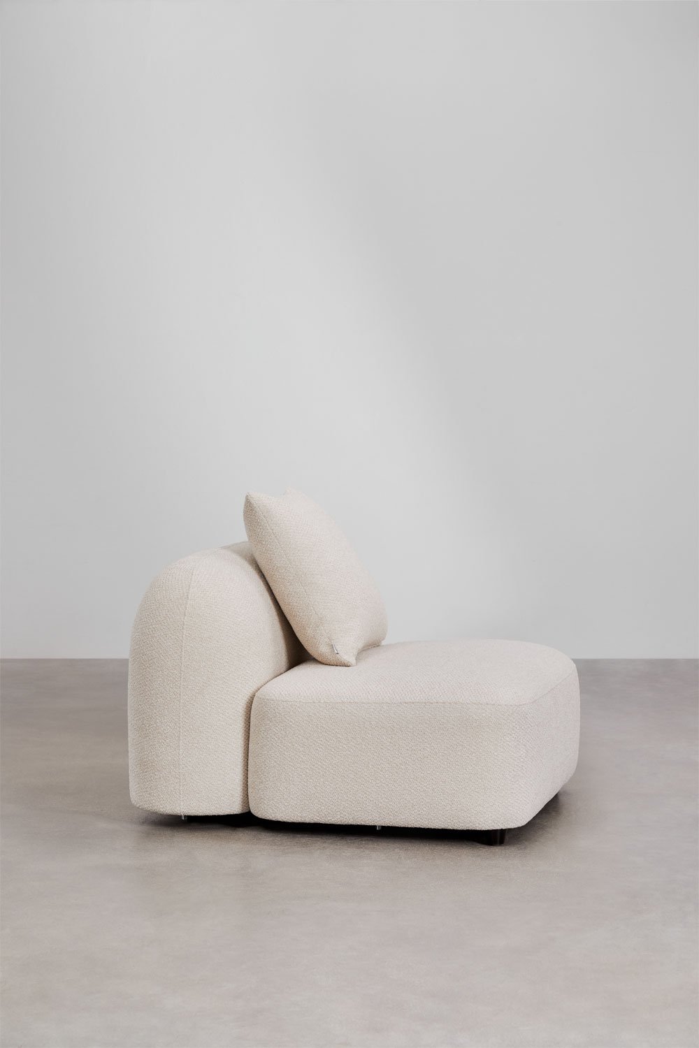 Central module for modular sofa in Coco chenille, gallery image 3