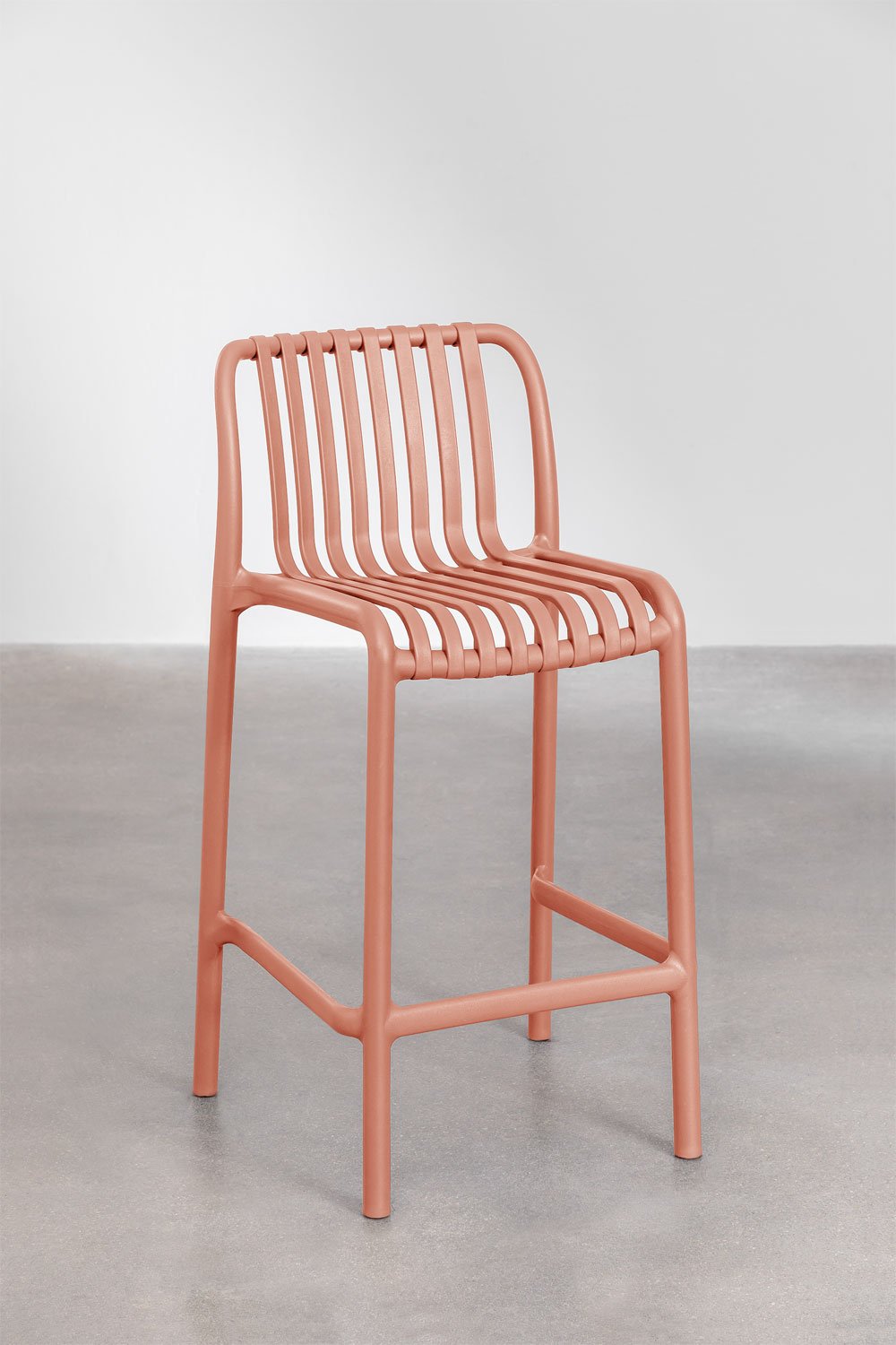 Wendell Stackable Polypropylene Bar Stool, gallery image 1