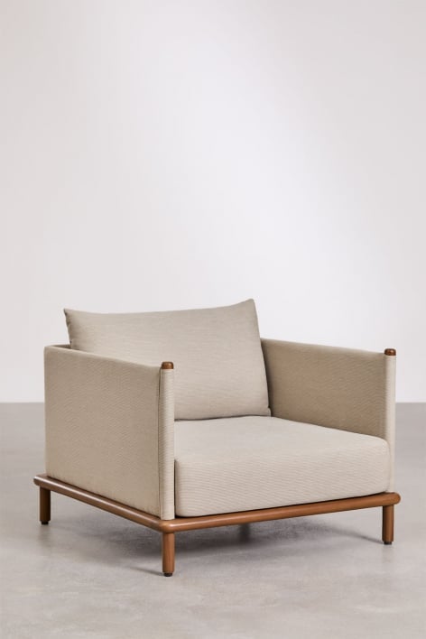 Olivia Acacia Wood Armchair