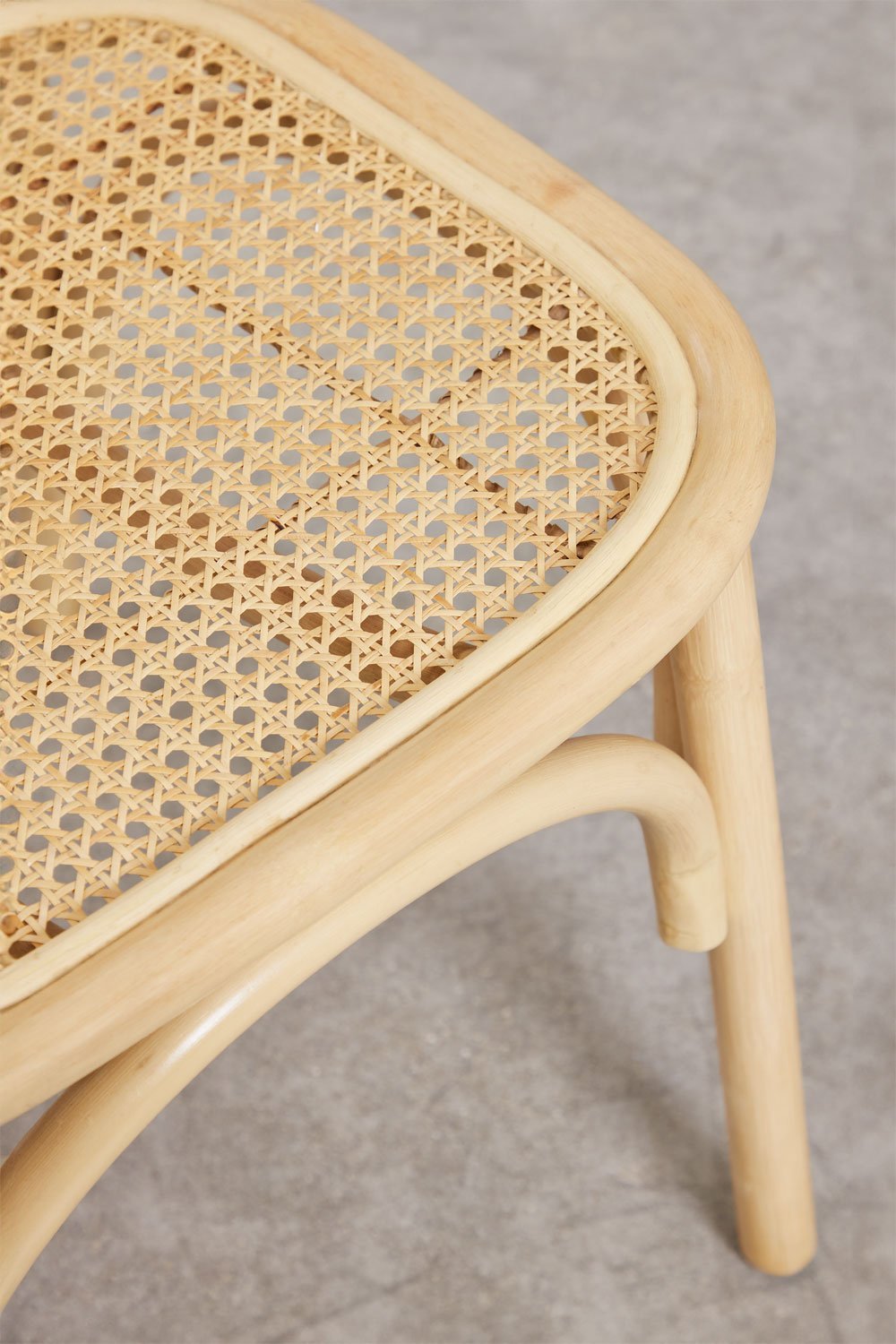 Pack of 2 California rattan dining chairs, gallery image 6