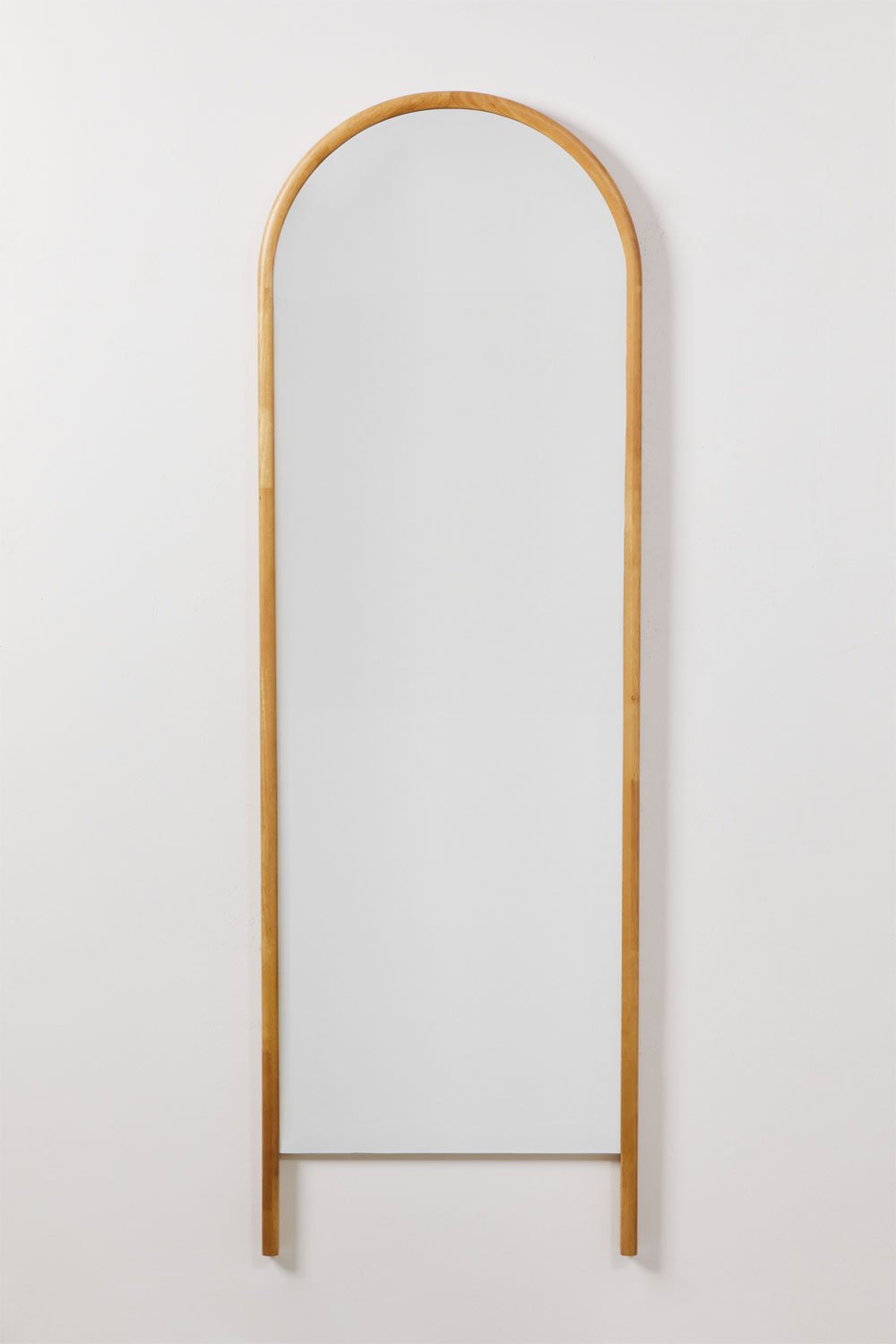 Wall mirror (178 x 58 cm) in Ovidia oak wood, gallery image 2