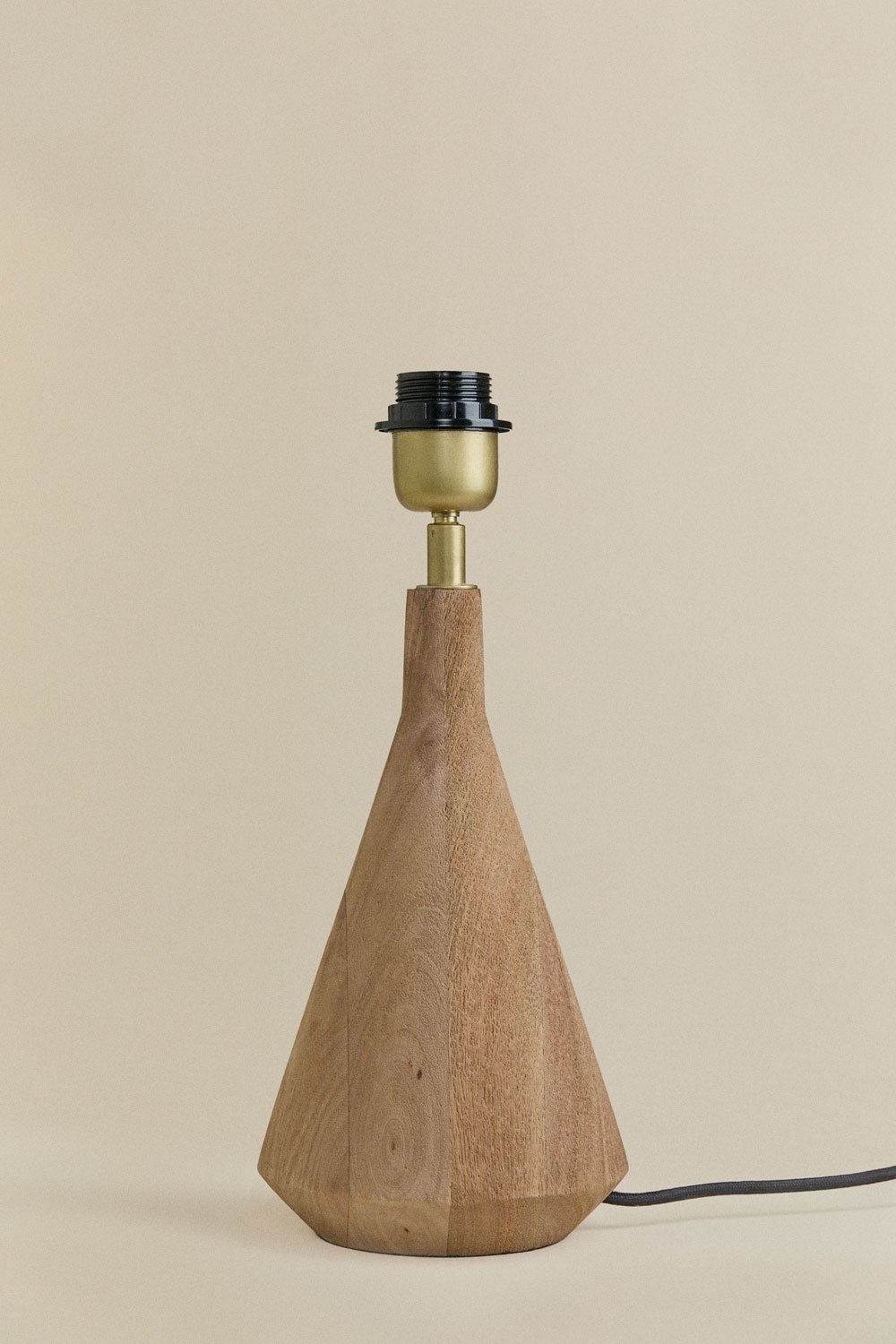 Table lamp base ↑25 cm in mango wood Alabama, gallery image 1