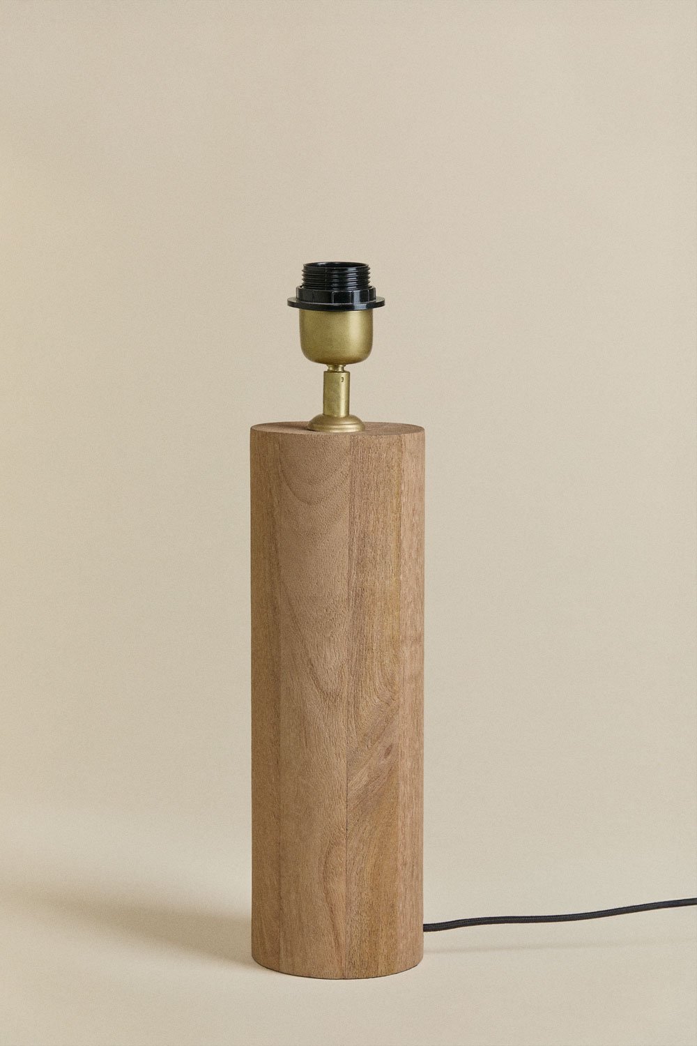 Table lamp base ↑30 cm in Carolina mango wood, gallery image 1