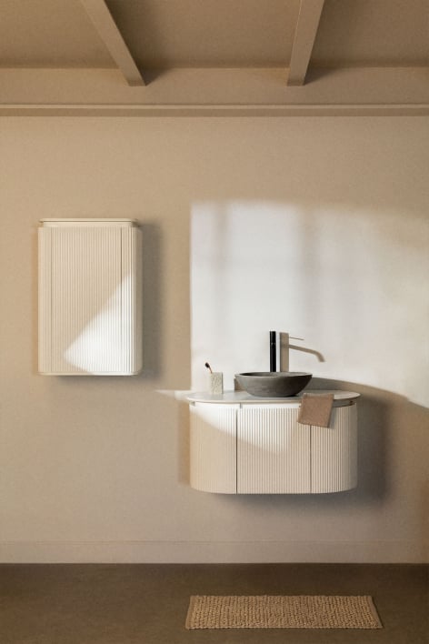 Carsone Wooden Bathroom Furniture Set - White