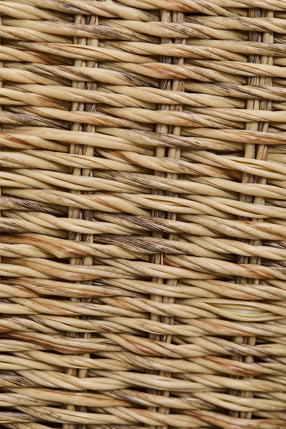 Pack of 2 Leilan garden chairs with armrests in acacia wood and synthetic rattan, gallery image 9