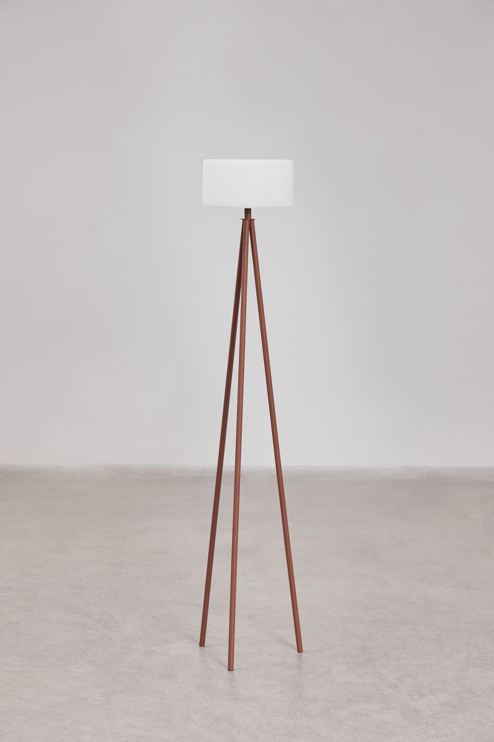 Wireless LED floor lamp for outdoor use in Mezina steel, gallery image 2