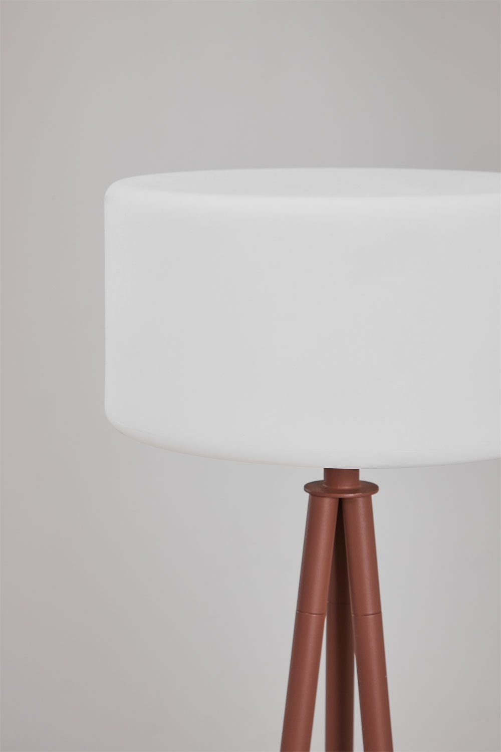 Wireless LED floor lamp in steel Mezina, gallery image 3