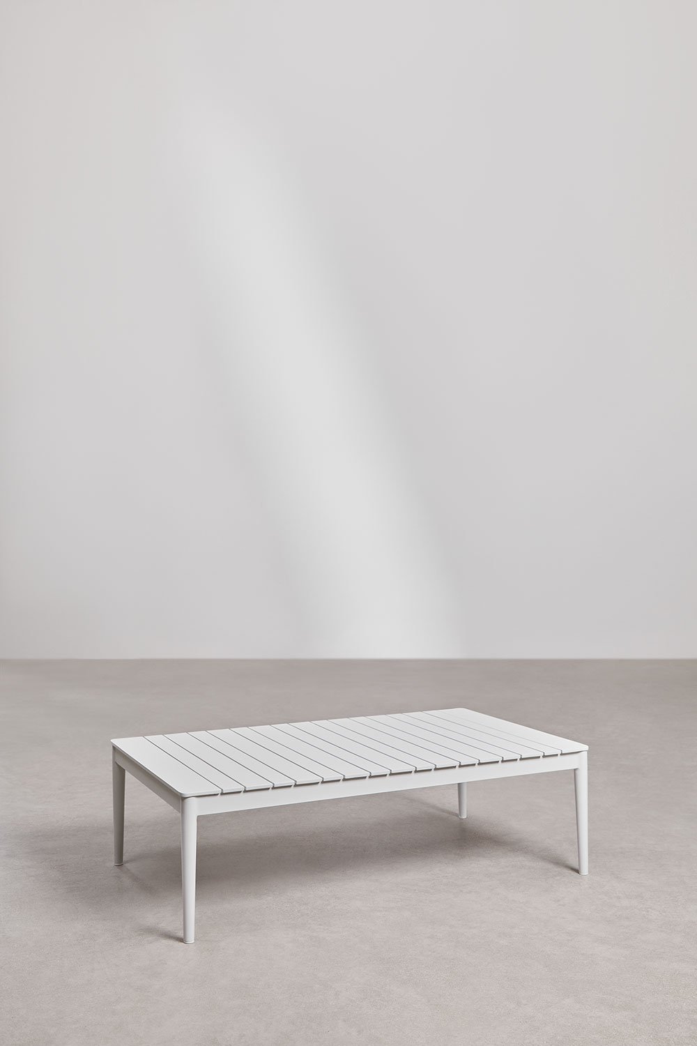 Rectangular garden coffee table in aluminium (120x70 cm) Sereilen, gallery image 2