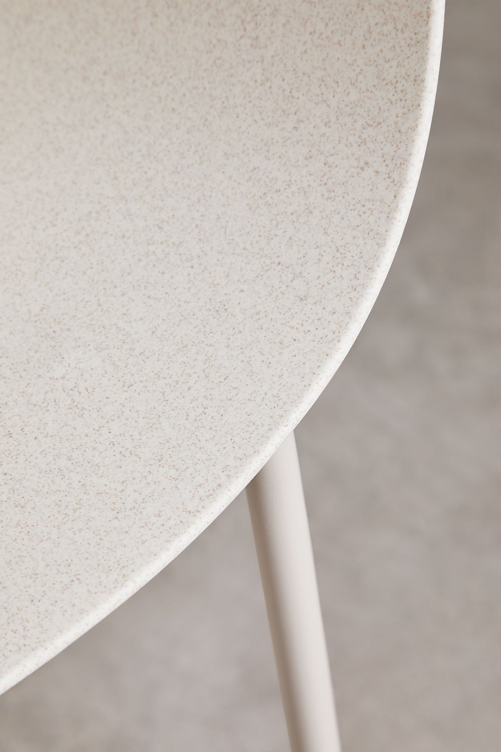 Pack of 2 Lynette high stools in polypropylene and iron, gallery image 7