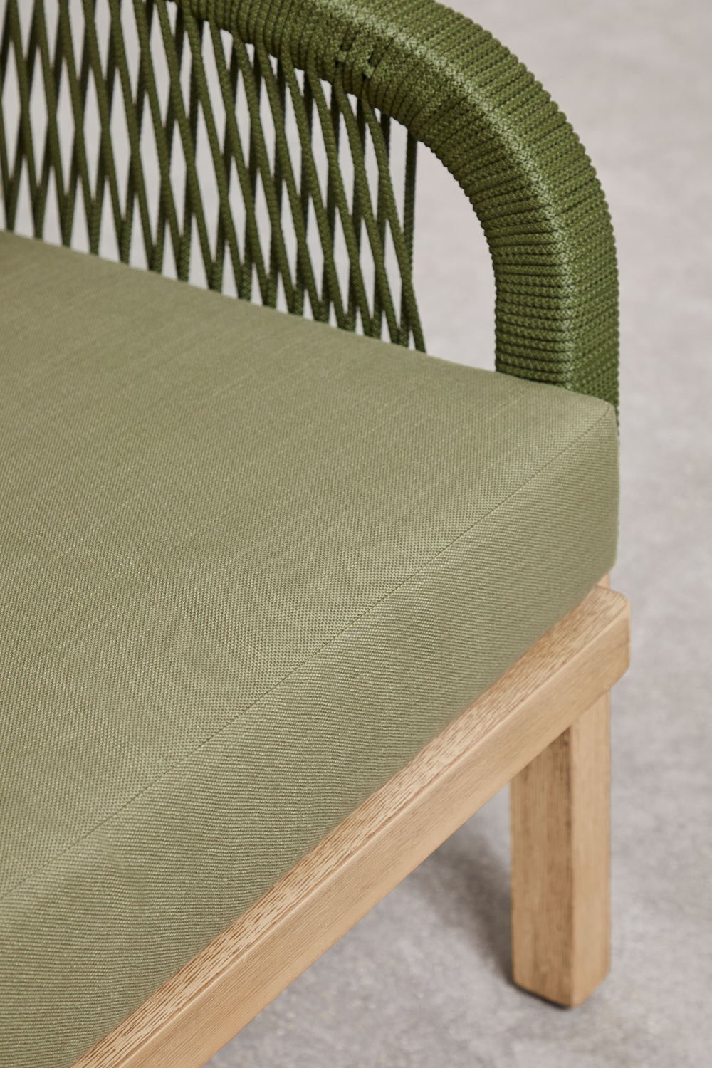 Pack of 2 Dubai acacia wood garden armchairs, gallery image 6