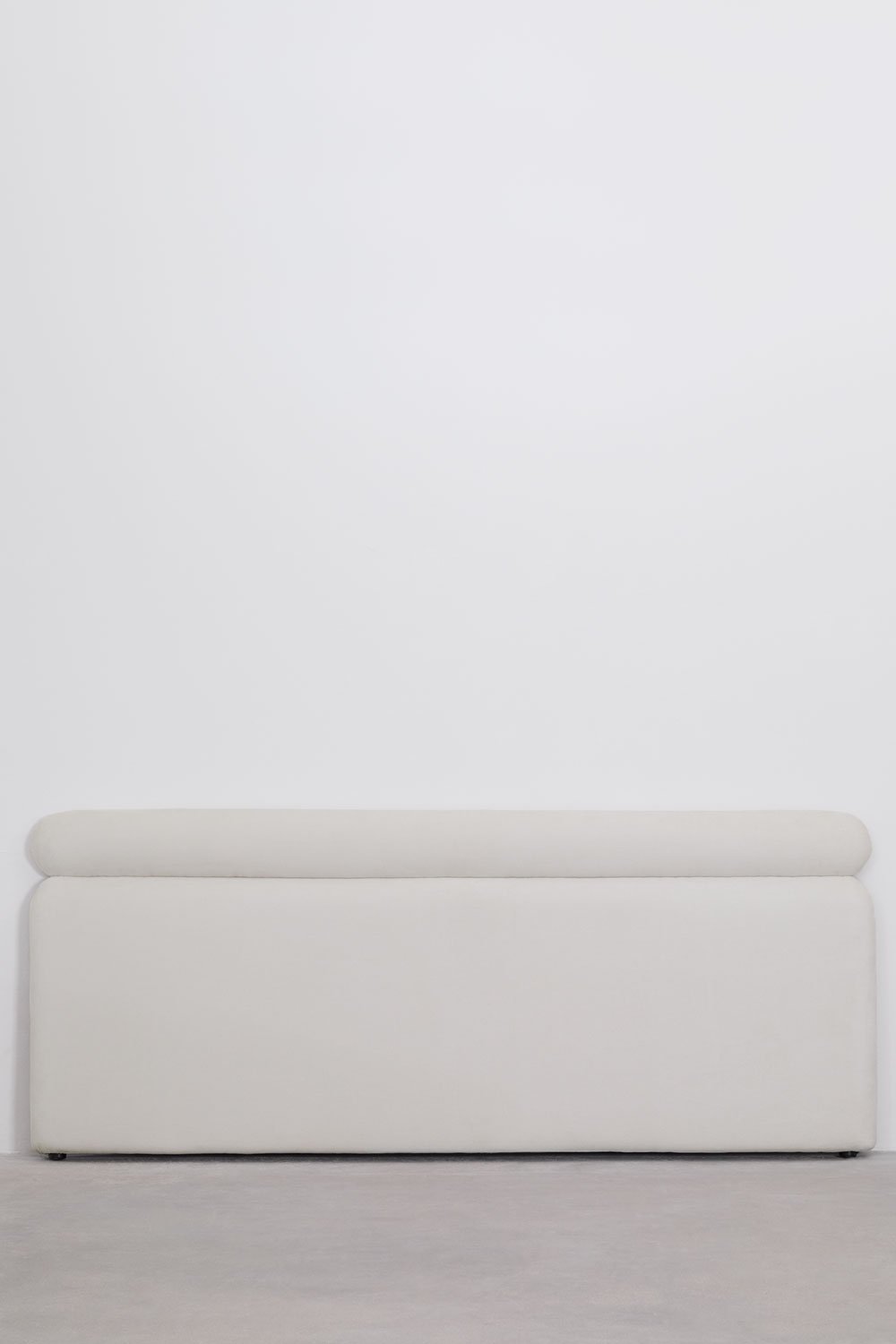 White Fabric Headboard for 200cm bed Cirene, gallery image 1