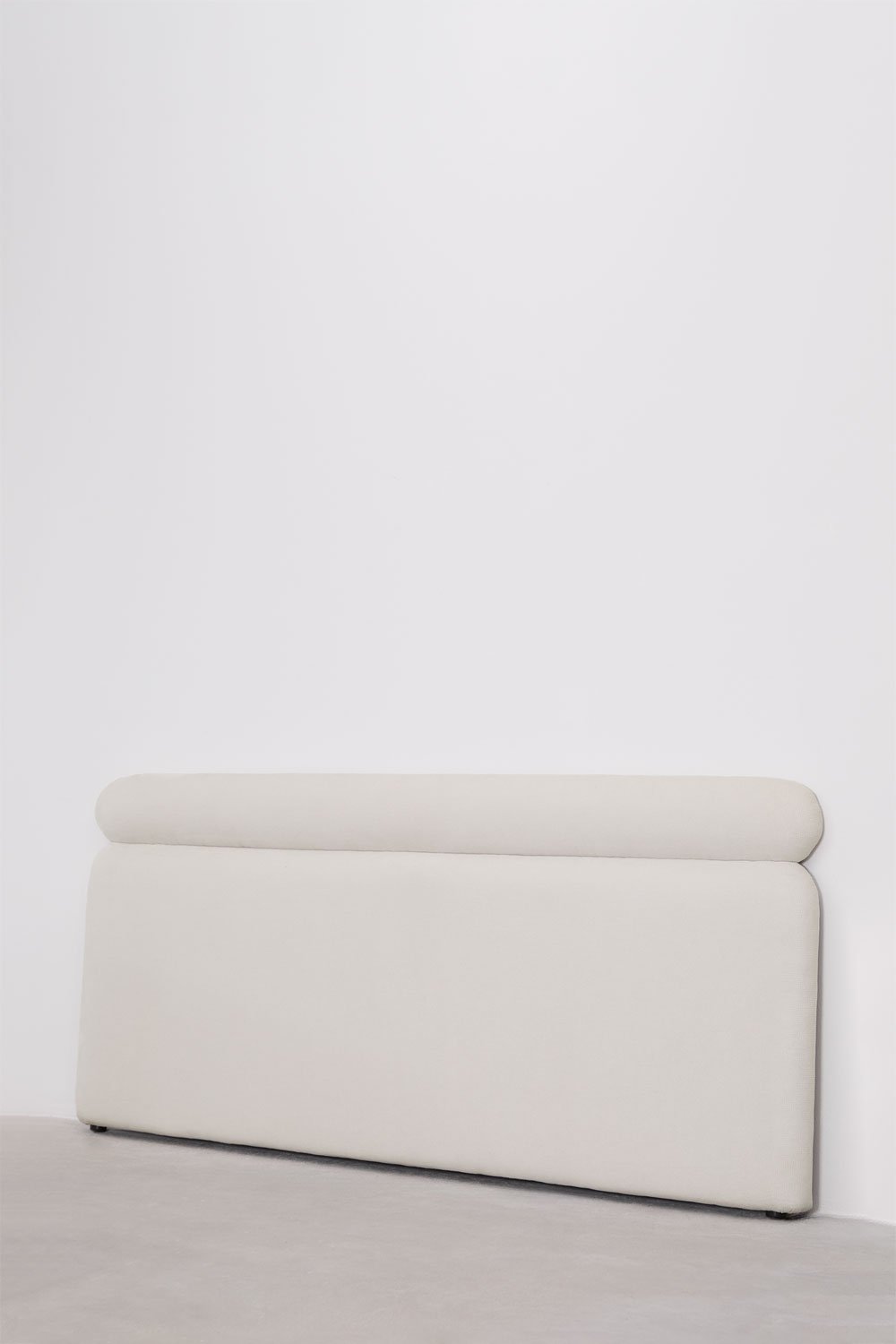 White Fabric Headboard for 150cm bed Cirene, gallery image 2