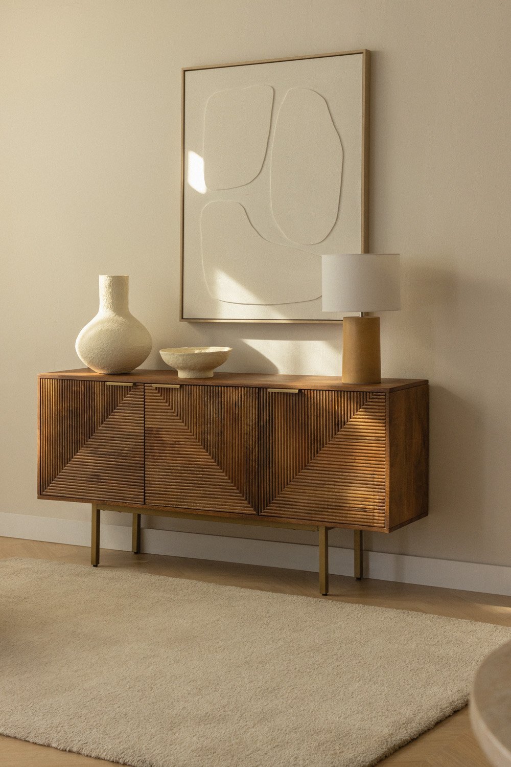 Baty mango wood sideboard, gallery image 1