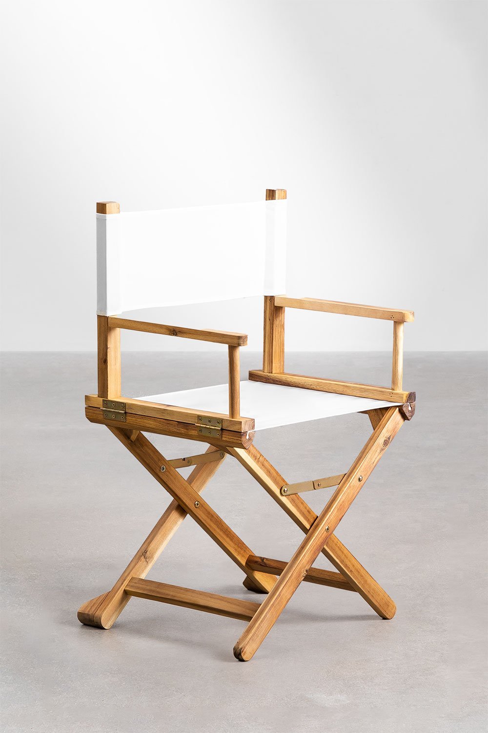 Pack of 2 Ridley folding director's chairs in wood, gallery image 2