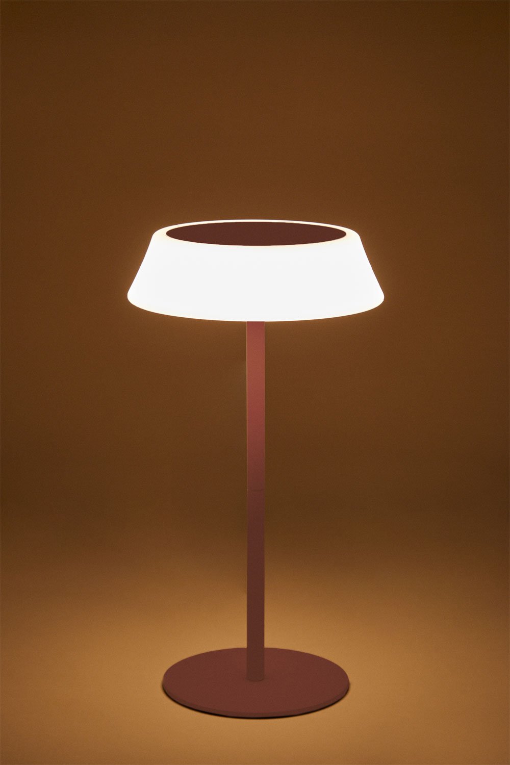 Wireless LED Solar Table Lamp in Polyethylene and Iron Ulenia, gallery image 2