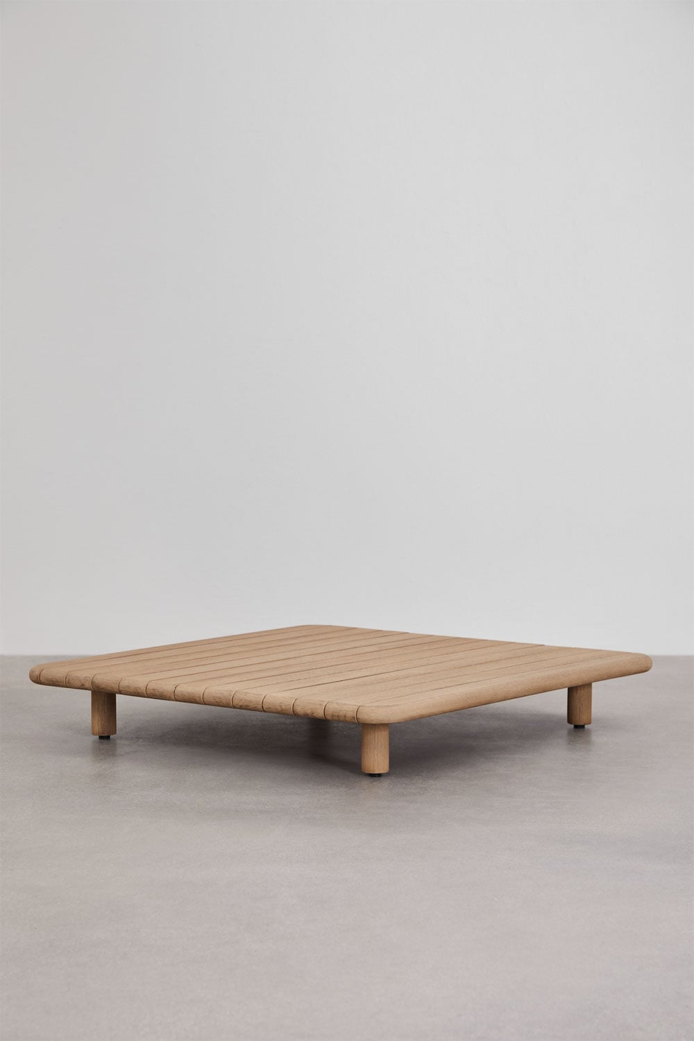Garden set with 2-piece modular sofa, side table, sofa, and 160x95 cm acacia coffee table Portet, gallery image 14