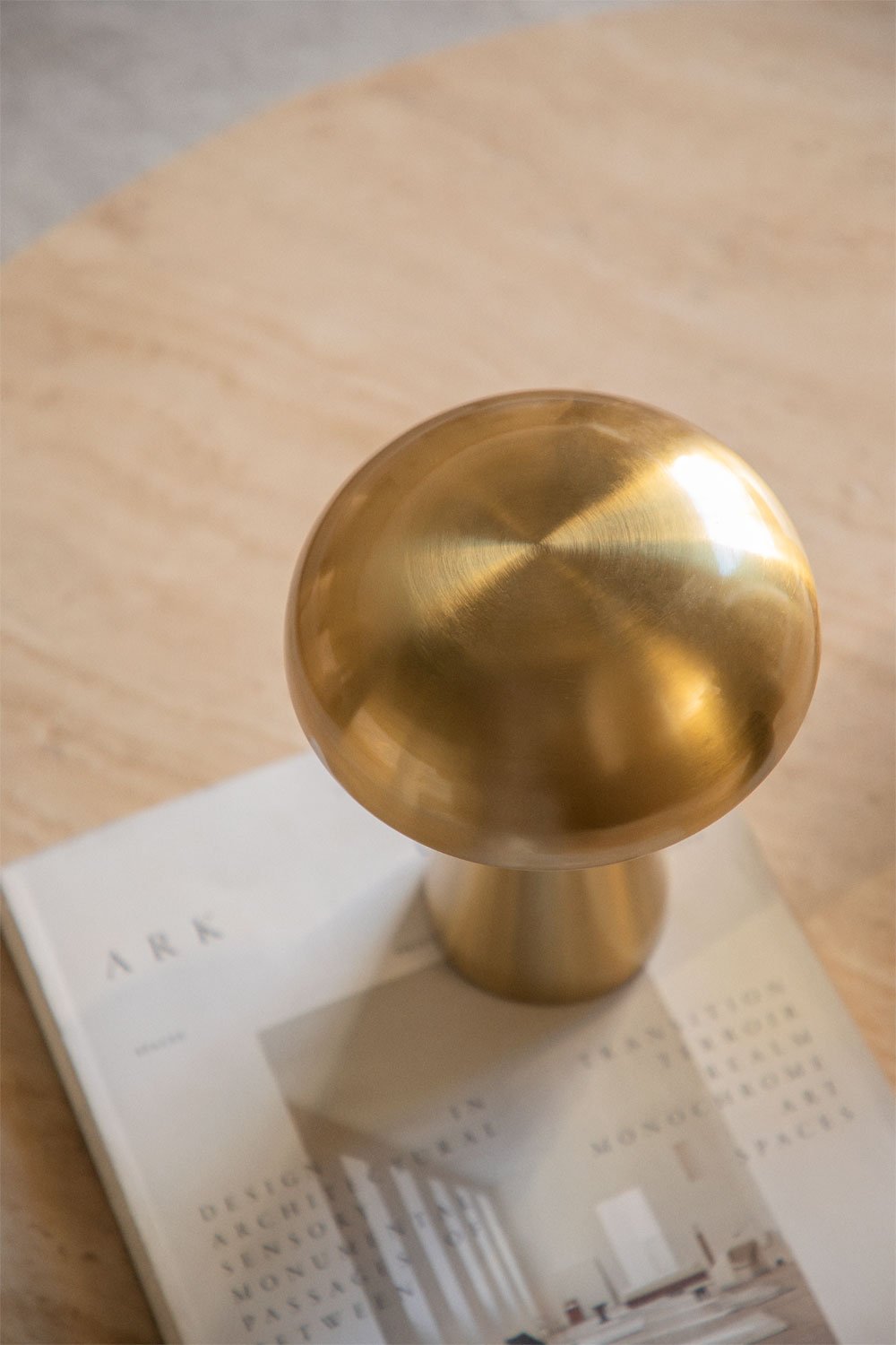 Galina wireless LED table lamp ↑20 cm in iron, gallery image 2