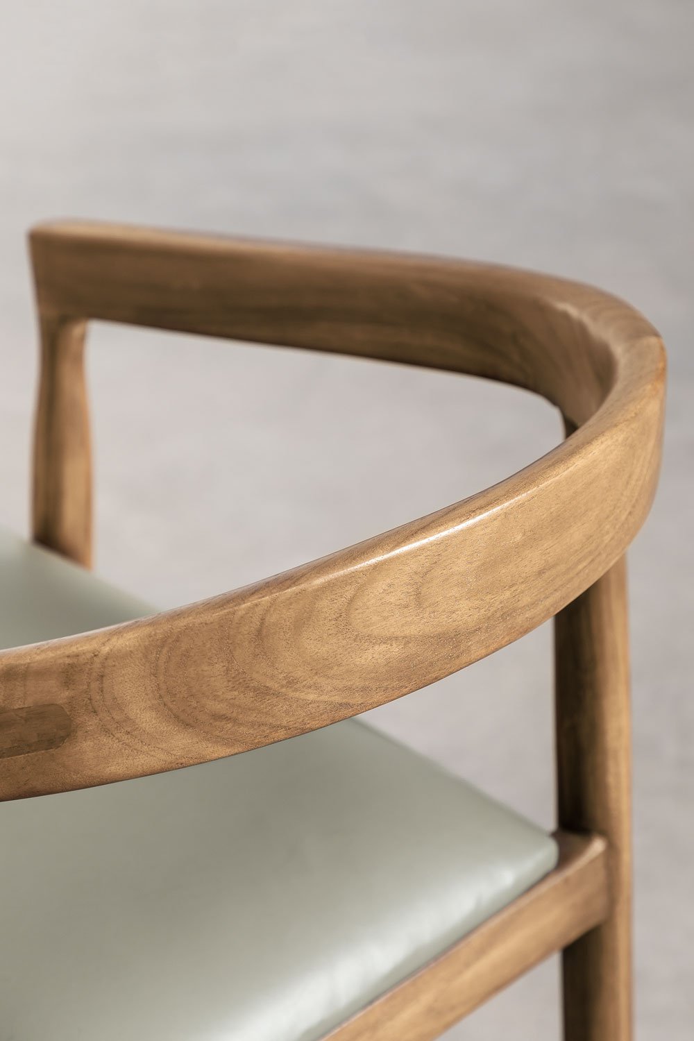 Pack of 2 Visby leather high stools (70 cm), gallery image 5