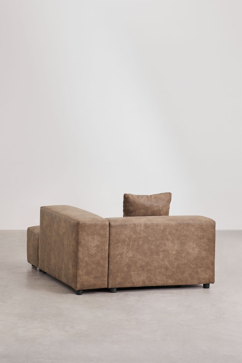 Right chaise longue module with cushion for Bruna modular sofa, gallery image 4