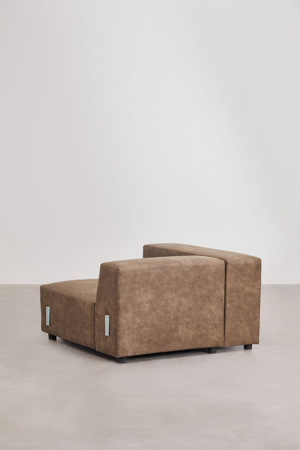Left corner module 115x113 cm with high armrest for Bruna modular sofa, gallery image 4
