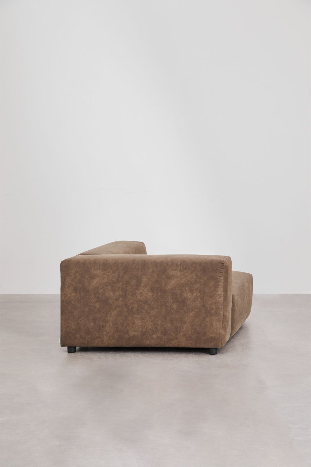 Left corner module 135x113 cm with high armrest for Bruna modular sofa, gallery image 3