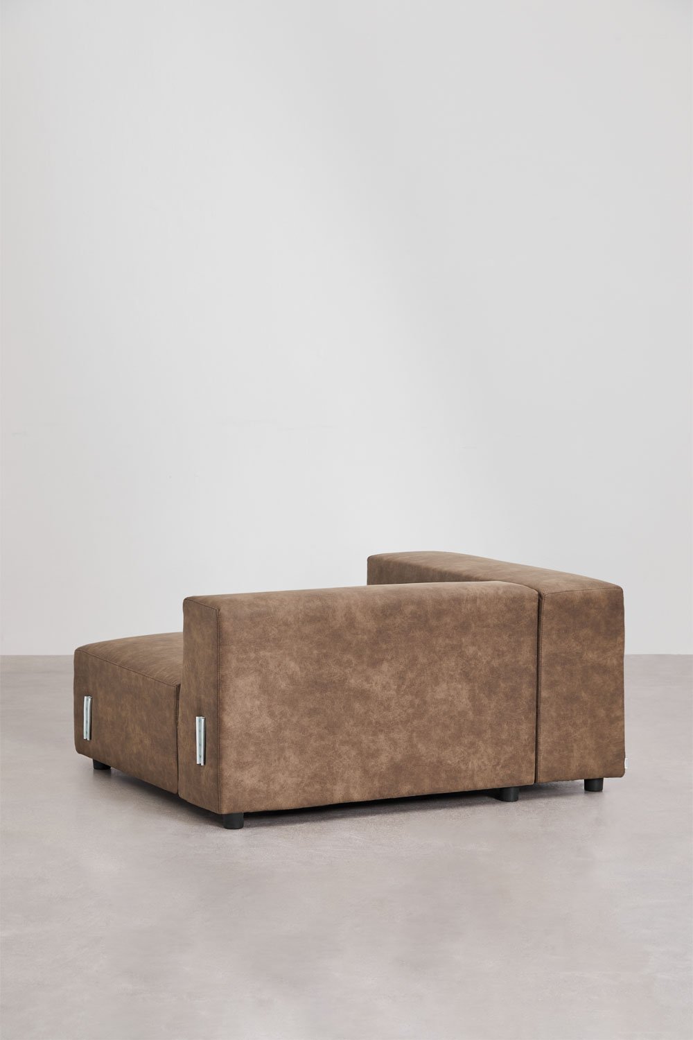 Left corner module 135x113 cm with high armrest for Bruna modular sofa, gallery image 4