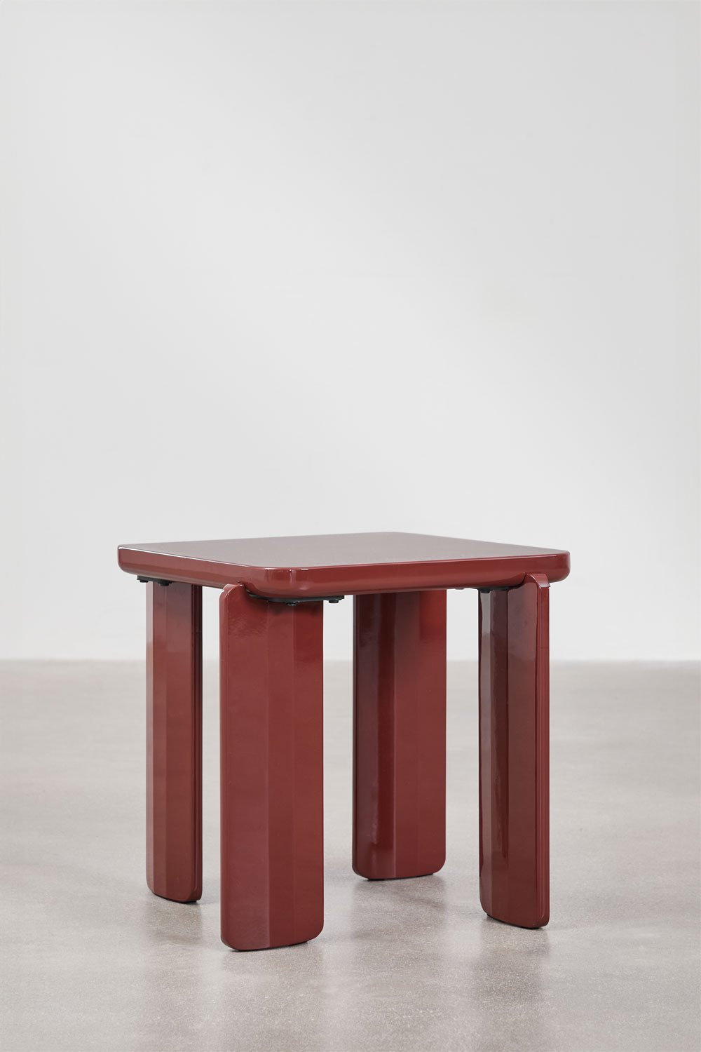 Square side table 50x50 cm in MDF Geneva, gallery image 2