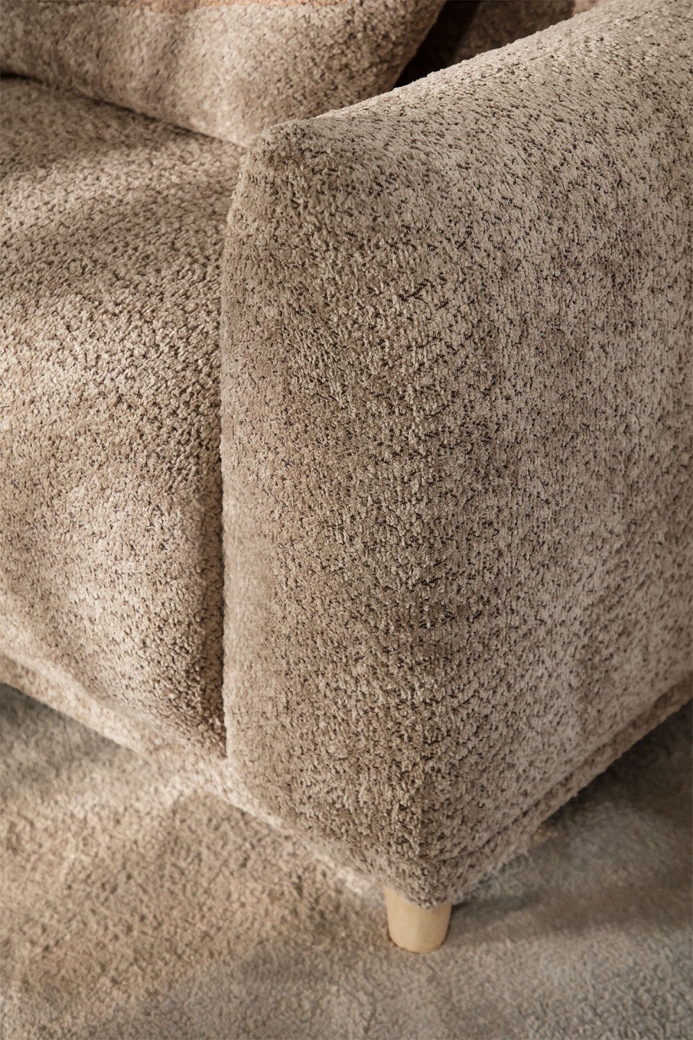 Pack of 2 armchairs in Eracli bouclé, gallery image 3