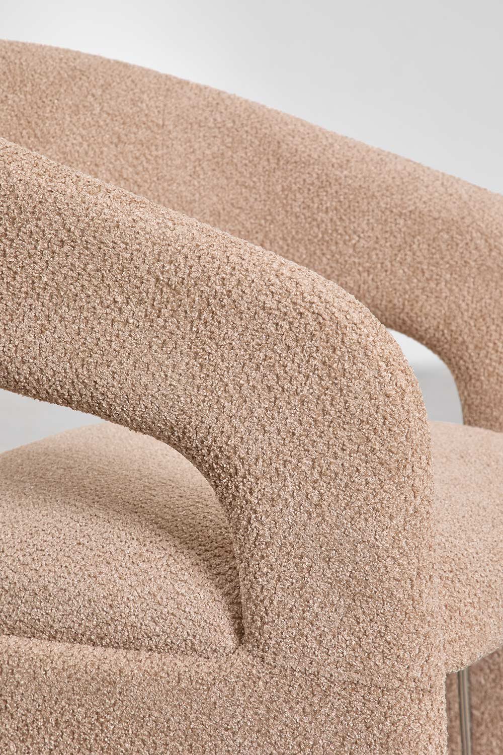 Jules upholstered dining chair with armrests, gallery image 6