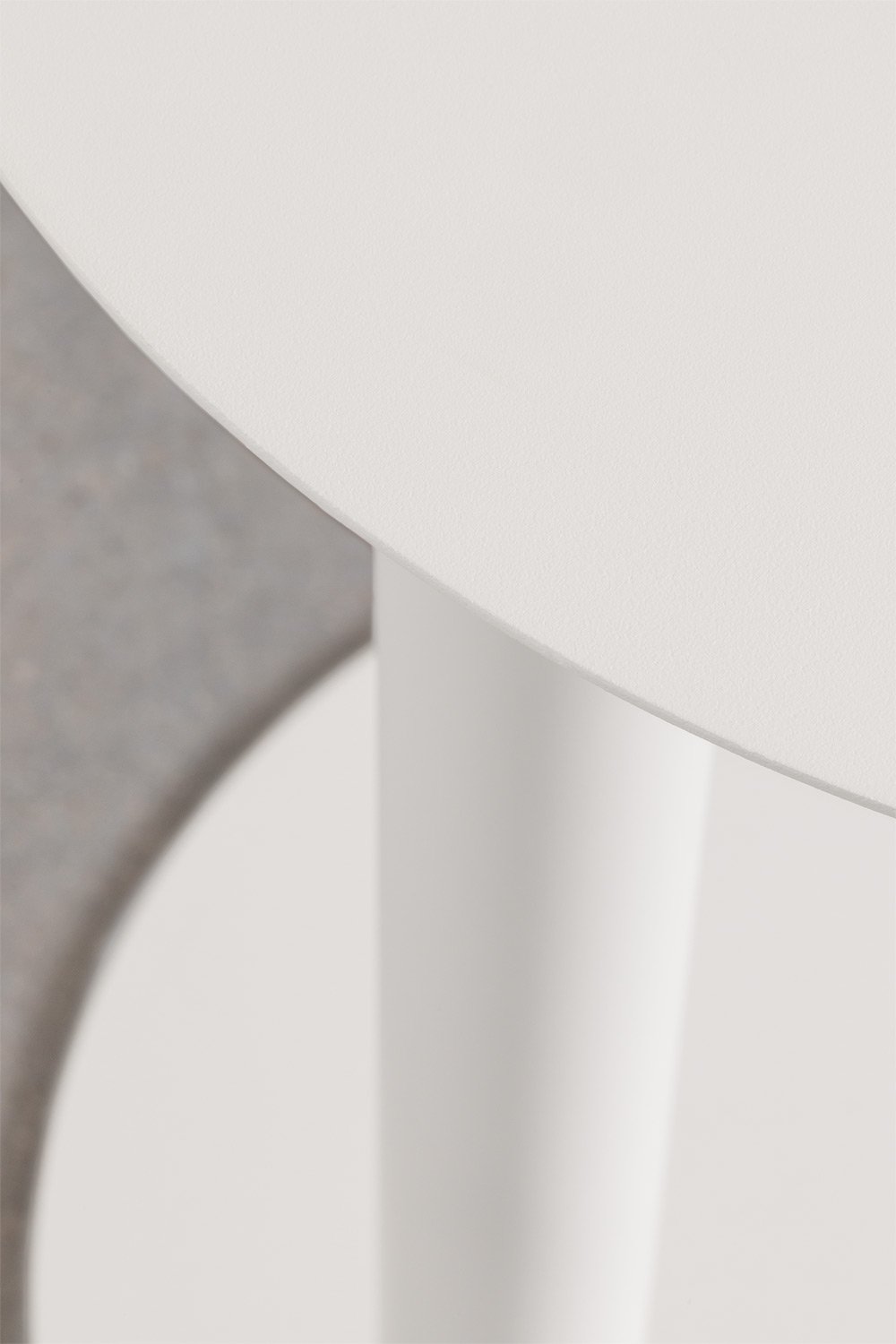 Yannik round side table Ø40 cm in stainless steel, gallery image 4