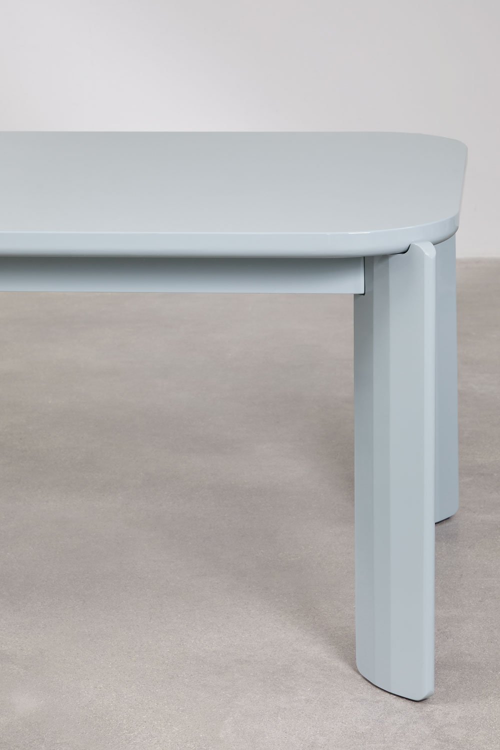 Rectangular dining table 200x100 cm in MDF Geneva, gallery image 6