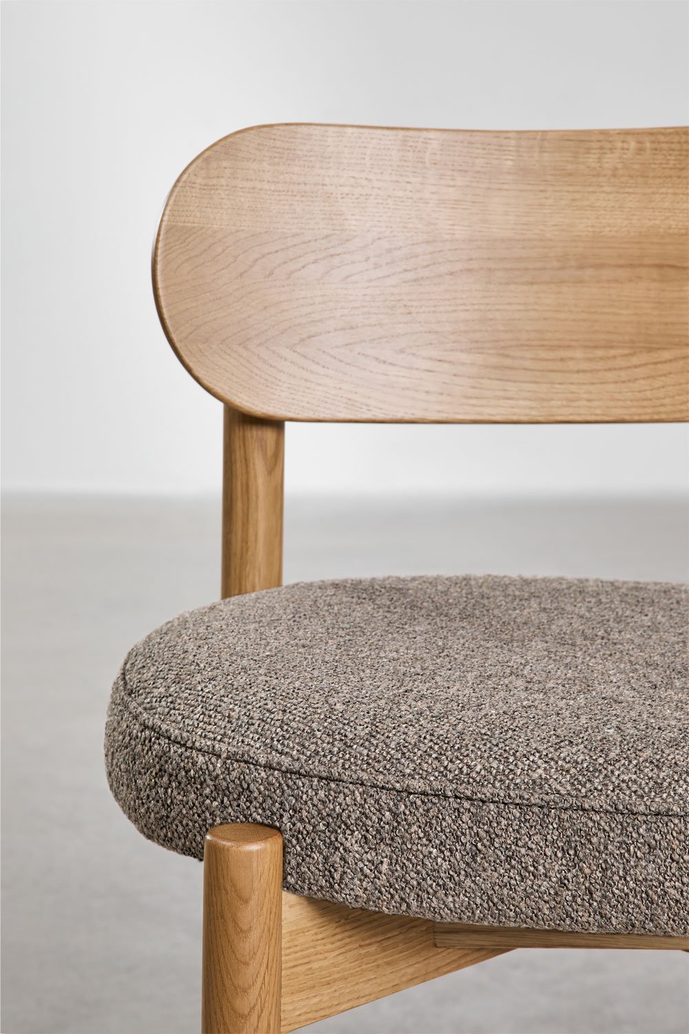 Bianca upholstered oak dining chair, gallery image 6