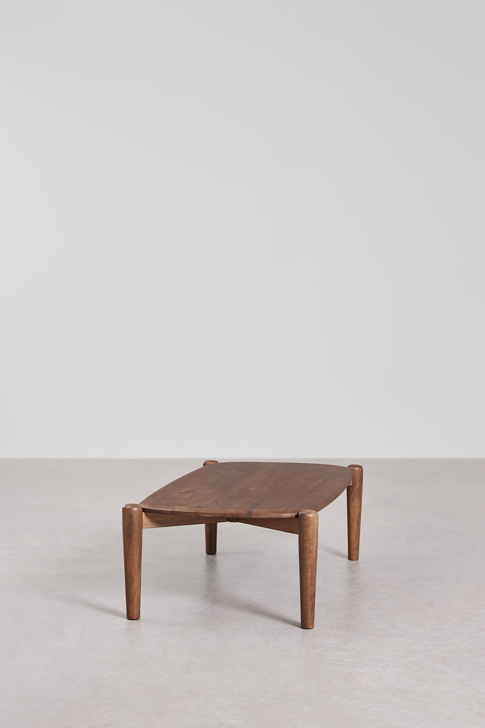 Rectangular coffee table 120X60 cm in mango wood Gina, gallery image 4