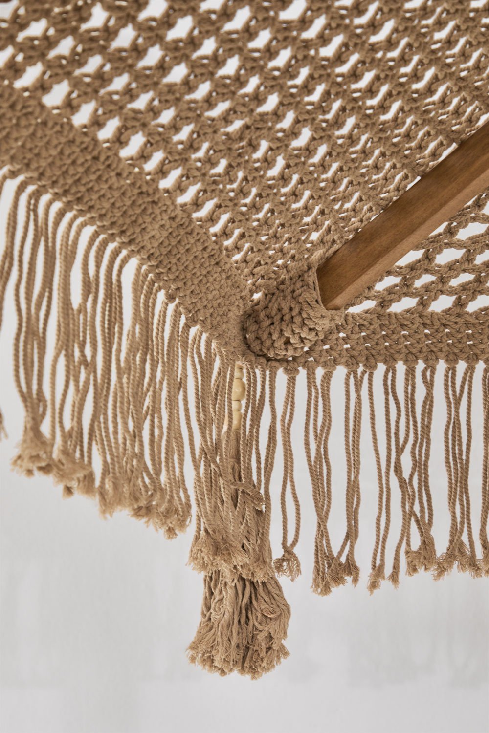 Tongariki teak and cotton parasol, gallery image 6