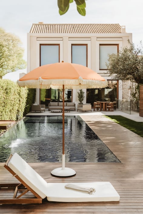 Miska Ø175 cm fabric and steel parasol