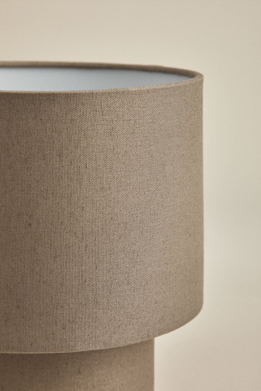 Gioura linen and iron table lamp, gallery image 4