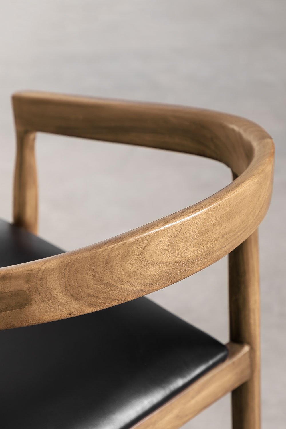 Visby high leather stool (70 cm), gallery image 5