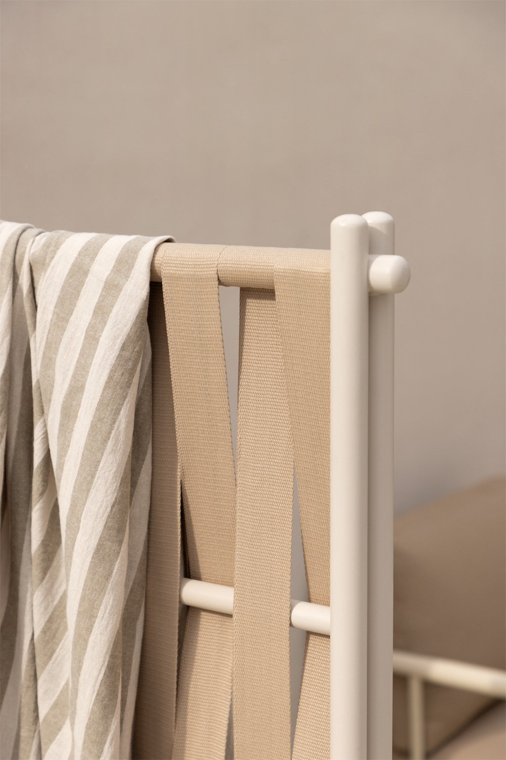 Pack of 2 garden screens in aluminum and Tunas rope, gallery image 2