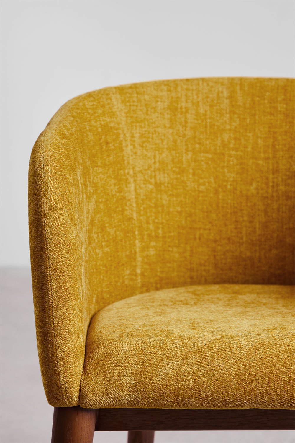 Bunia upholstered dining chair with armrests, gallery image 6