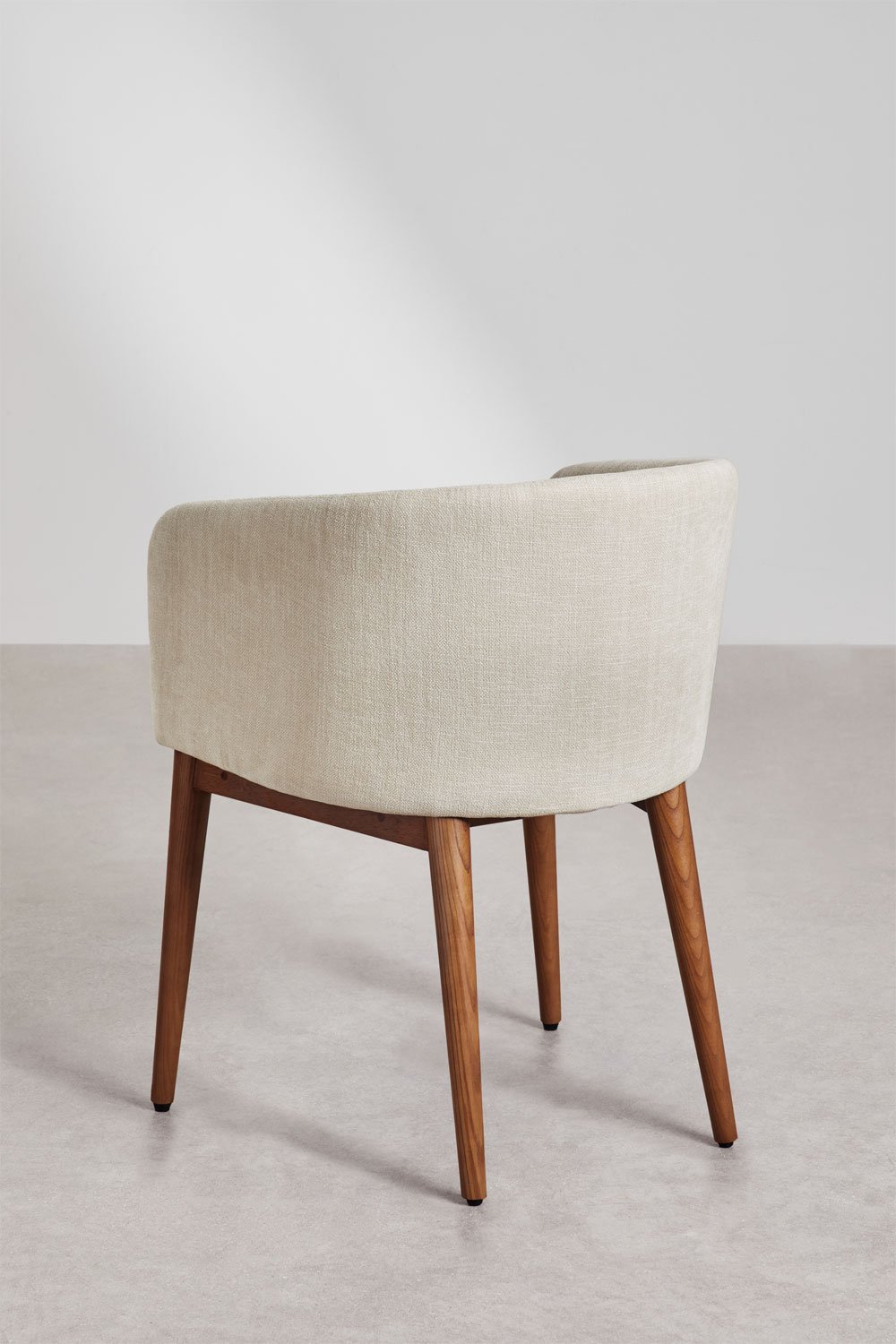 Bunia upholstered dining chair with armrests, gallery image 5