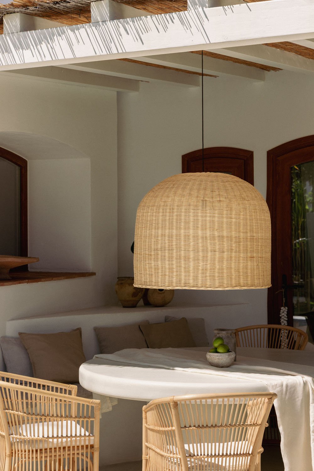 Flanders rattan lamp shade, gallery image 5