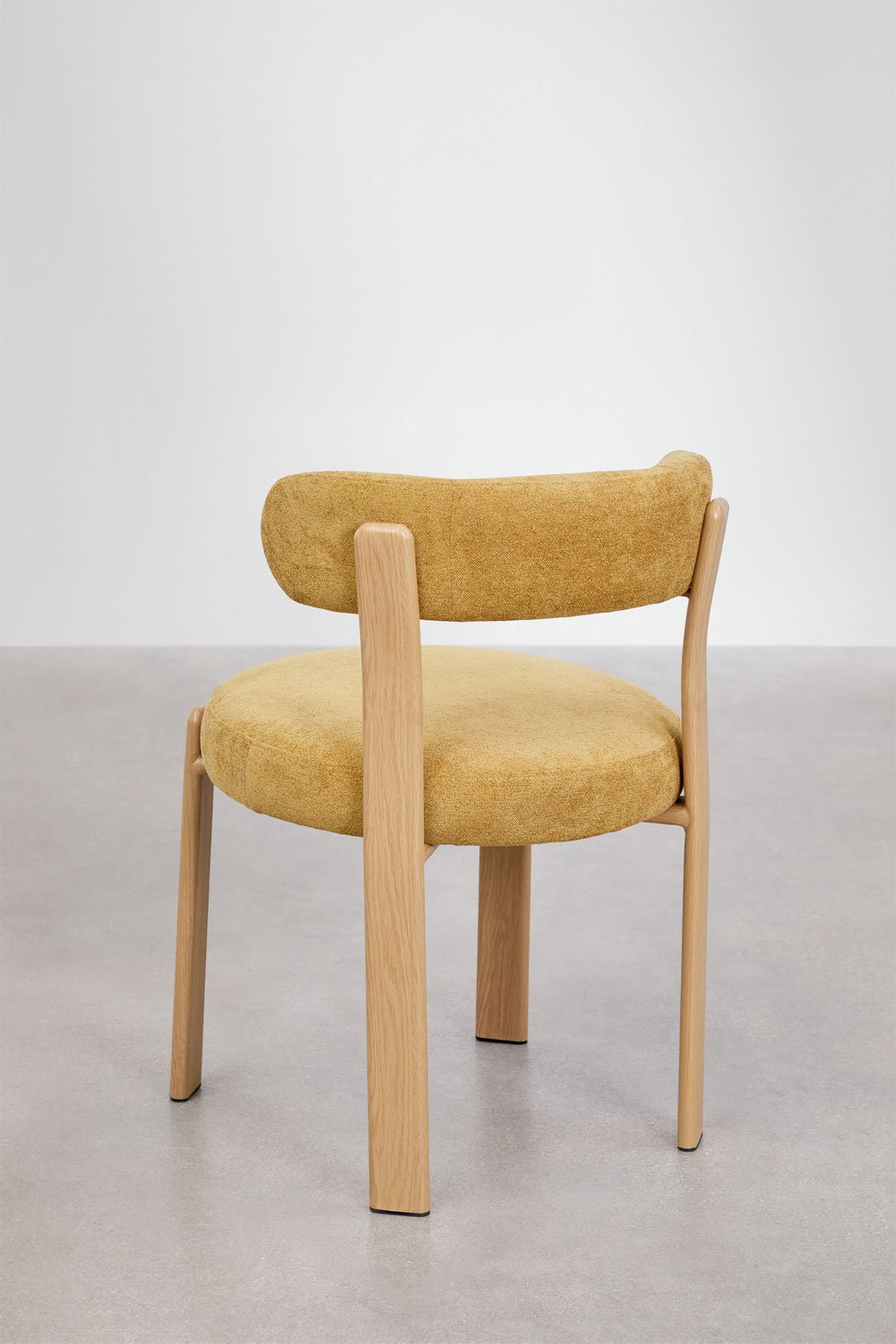 Pack of 2 upholstered dining chairs with iron Jolie, gallery image 5