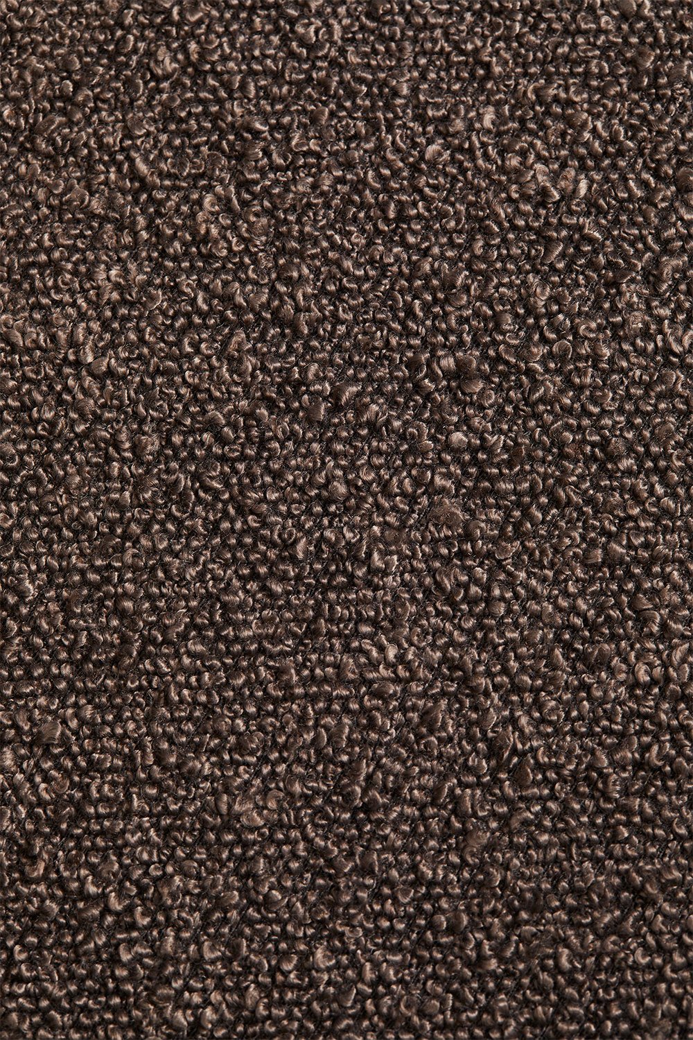 Dining chair with armrests in wood and bouclé fabric Lucca, gallery image 8