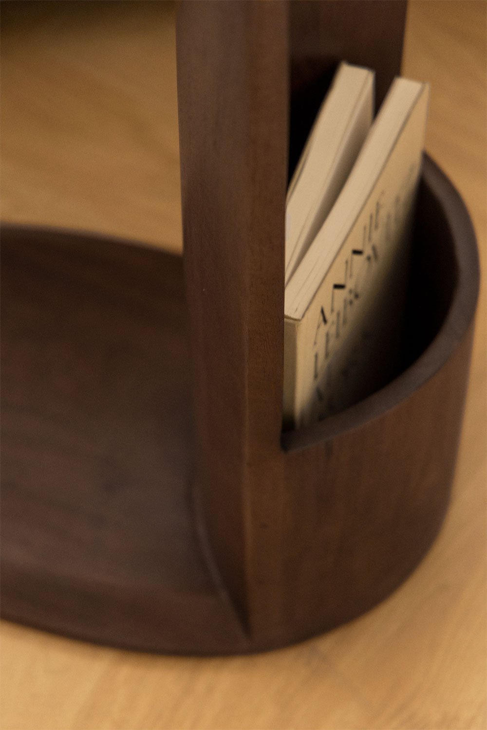 Kenoly wood side table 45x30 cm, gallery image 2