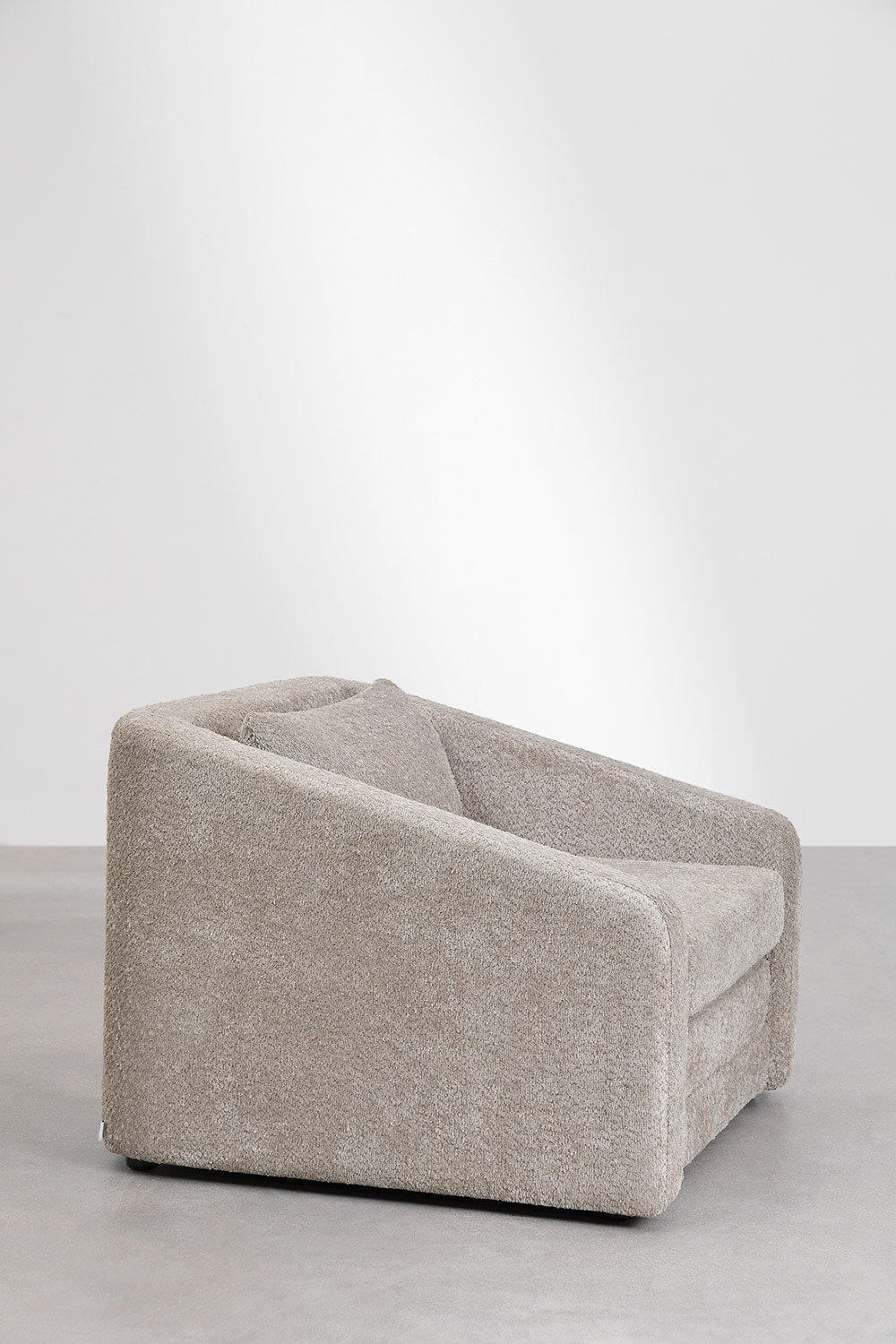 Pack of 2 Dalila bouclé fabric sofa beds, gallery image 6