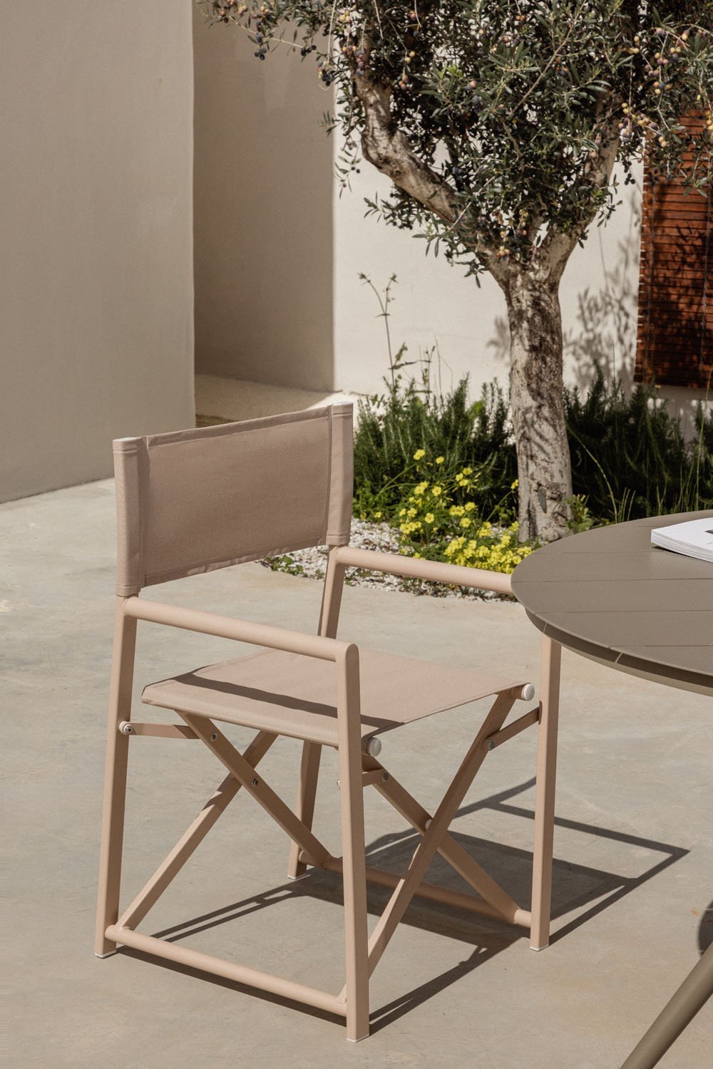 Xarba folding director's chair for garden, gallery image 1