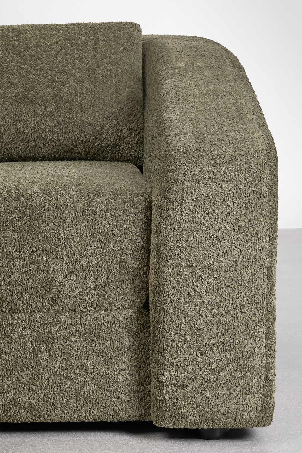 Dalila 3-seater sofa bed in bouclé fabric, gallery image 9
