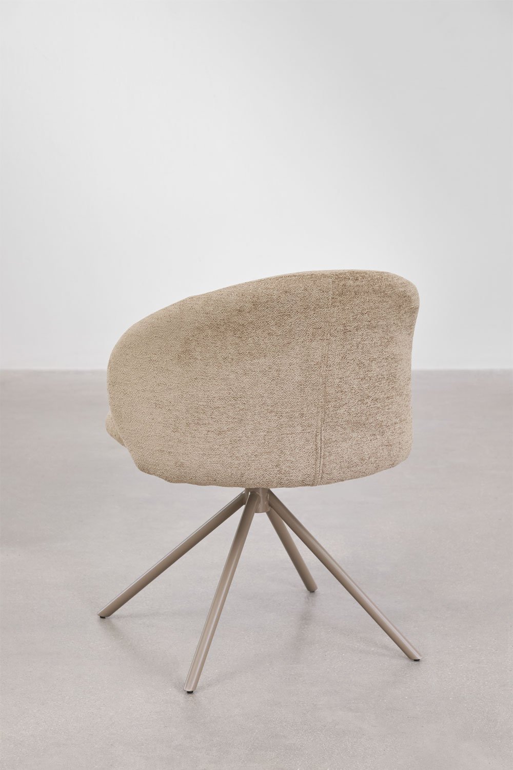 Gryon upholstered swivel dining chair, gallery image 5