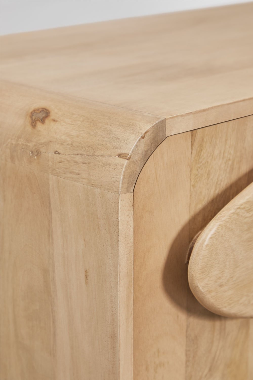 Joel mango wood TV cabinet 180x40 cm, gallery image 8