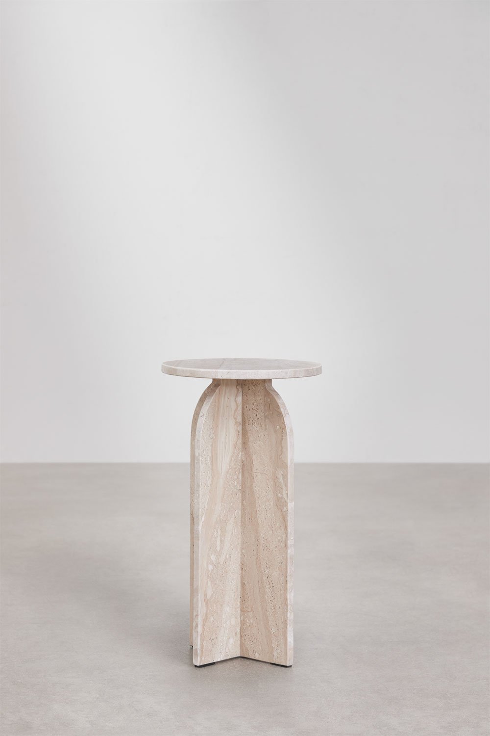 Graham round side table Ø30 cm in marble, gallery image 4